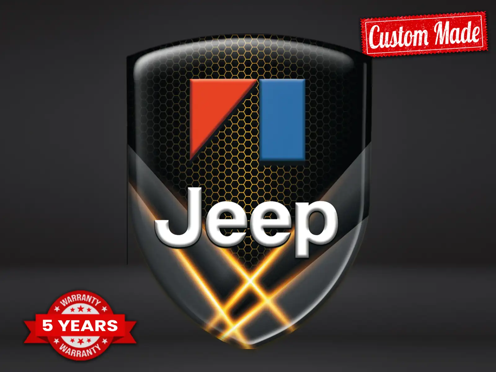 Jeep Etiqueta Impermeable Estilo Alta Gama Profesional
